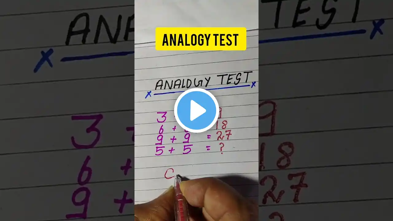 ANALOGY TEST|#maths#reasoning #ssc #ssccgl#railway#rrb#rrbntpc #new #news #trending #trendingshorts