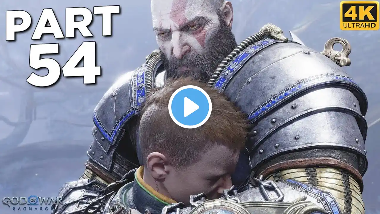 GOD OF WAR RAGNAROK PC Gameplay Part 54- KRATOS AND ATREUS REUNION | 4K60 Ultra Realistic Graphic |