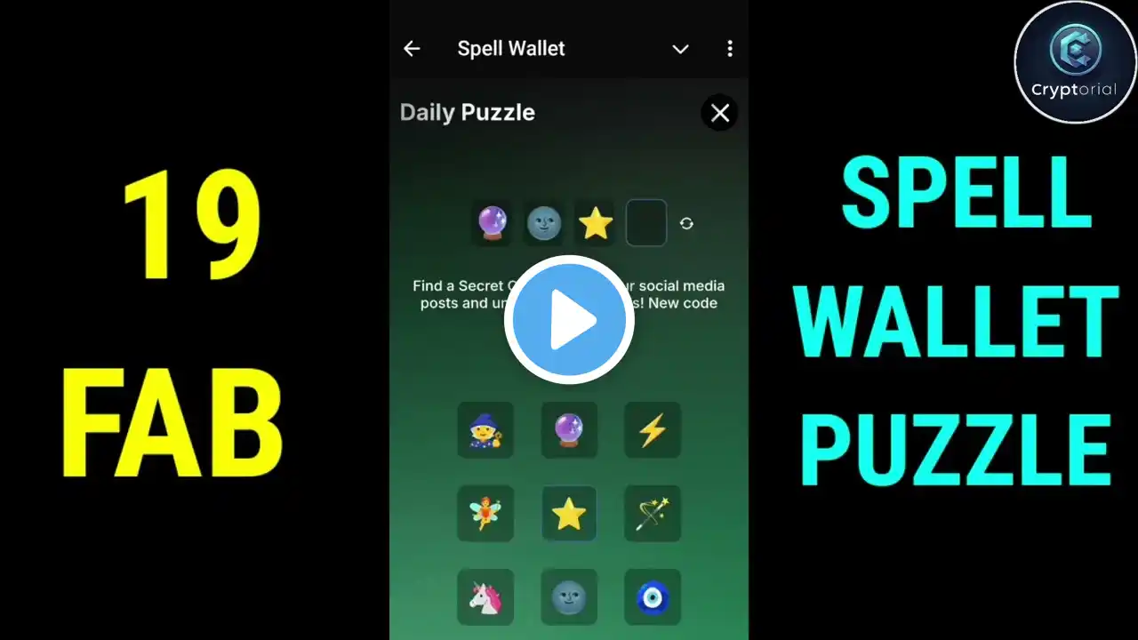 Spell Wallet Daily Puzzle 19 February | Spell Wallet Today Puzzle | Spell Wallet Secret codes