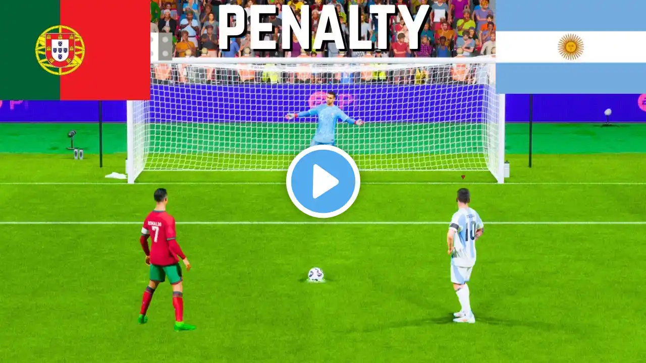Argentina vs Portugal | Ronaldo vs Messi | Penalty Shootout | FIFA 25 World Cup Final 2026