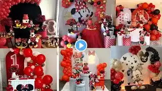 Mickey Mouse Balloon Decoration Ideas at Home! Mickey Mouse Balloon Backdrop!#balloon #ideas #arches