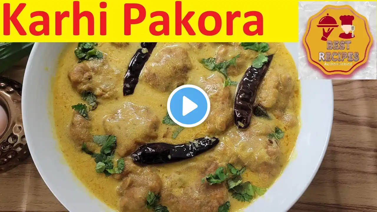 Karhi Pakora Recipe | Kadhi Pakoda