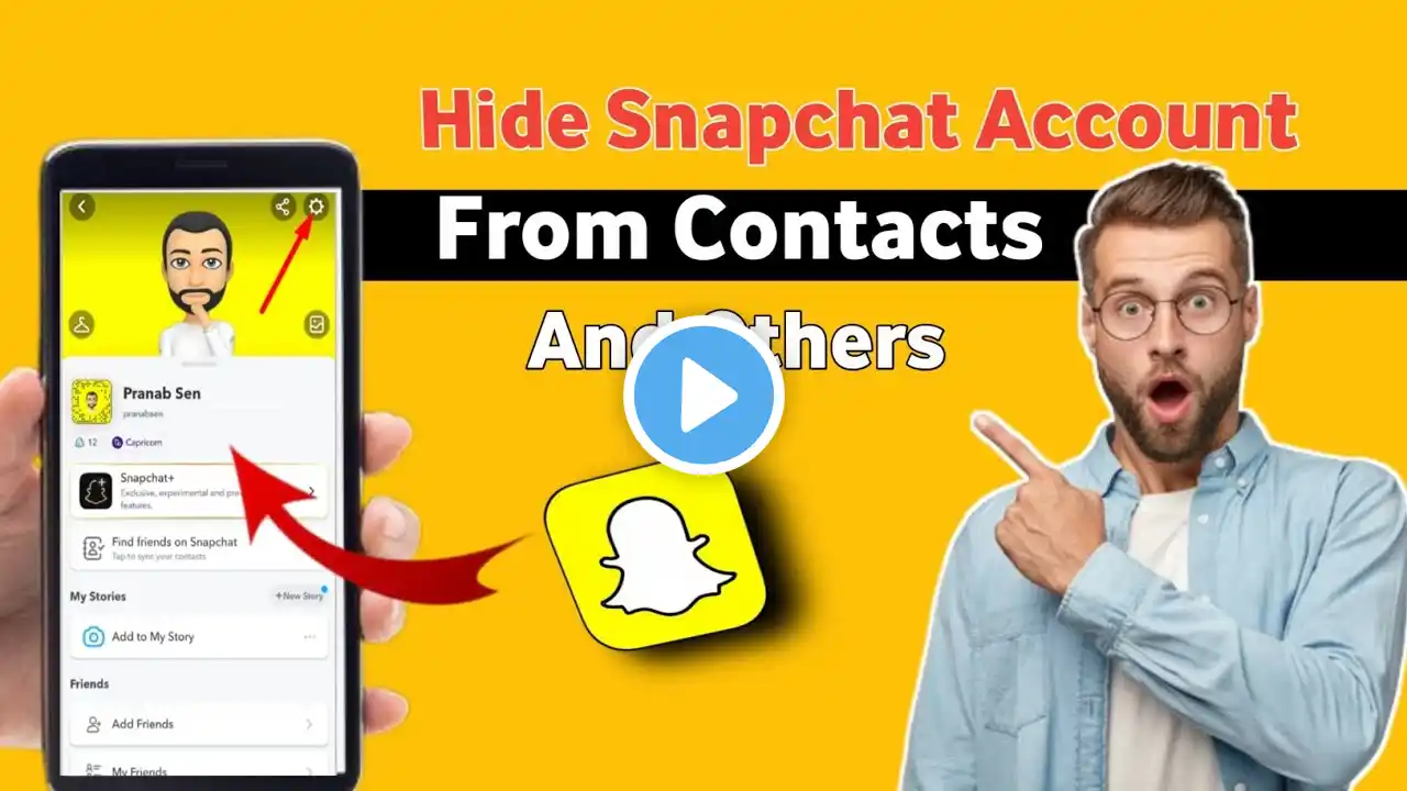 How To Hide Snapchat Account From Contacts | Snapchat Account Hide Kaise Kare | Technical Bhagwan