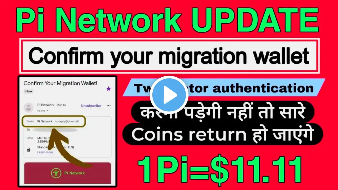 Pi network new update today| pi two factor authentication| pi coin latest update| pi update today