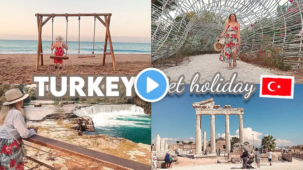 ✈️My Quiet Vacation in Turkey🇹🇷 -🌴Mediterranean sea, Waterfall, Ancient city | Travel Silent Vlog