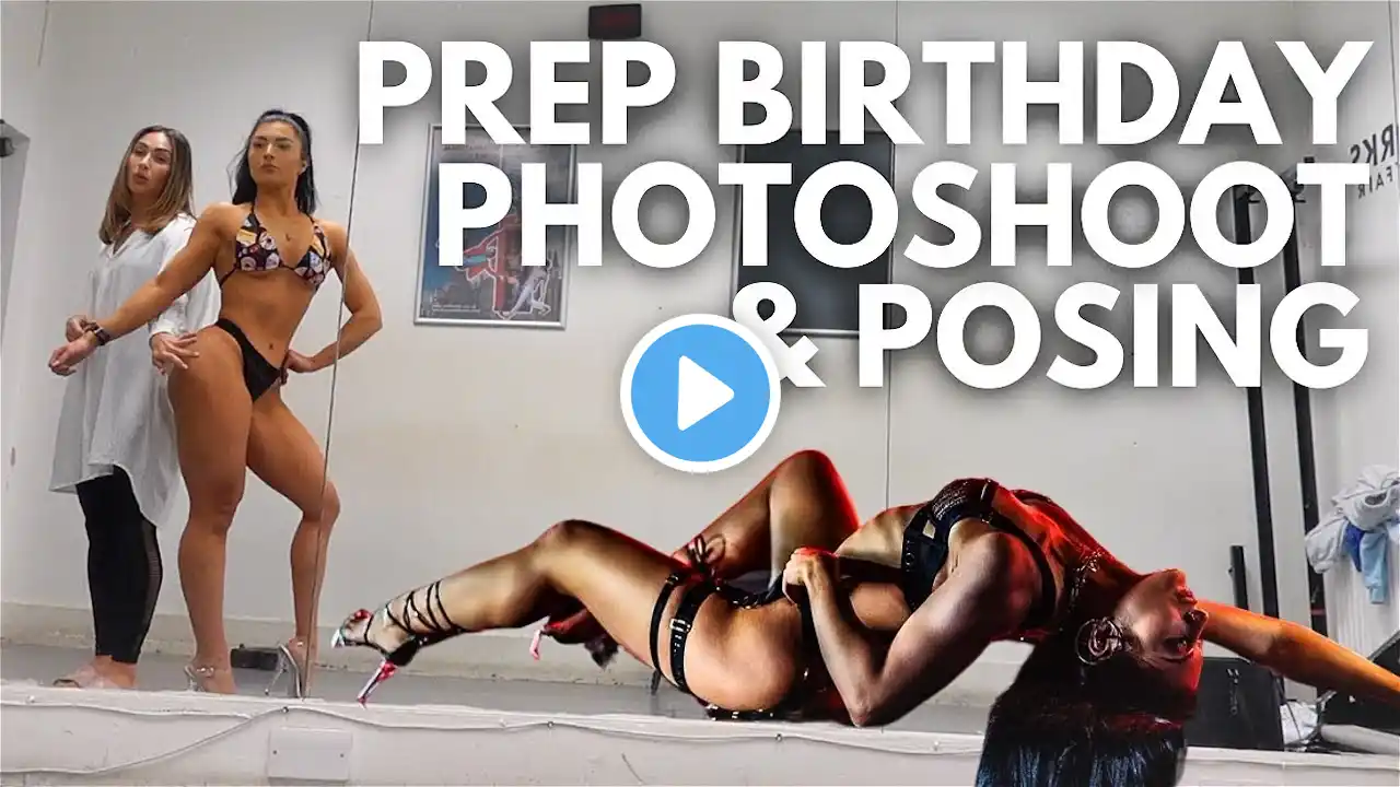 THE 2021 DEBUT Ep.13 | NPC/IFBB BIKINI PREP SERIES | Birthday Photoshoot | In-Person Posing Lesson