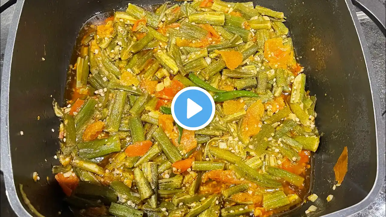 Ramadan special Afghani style bamia and Bhindi Masala Recipe: Bhindi masala recipe, Masala Okra #