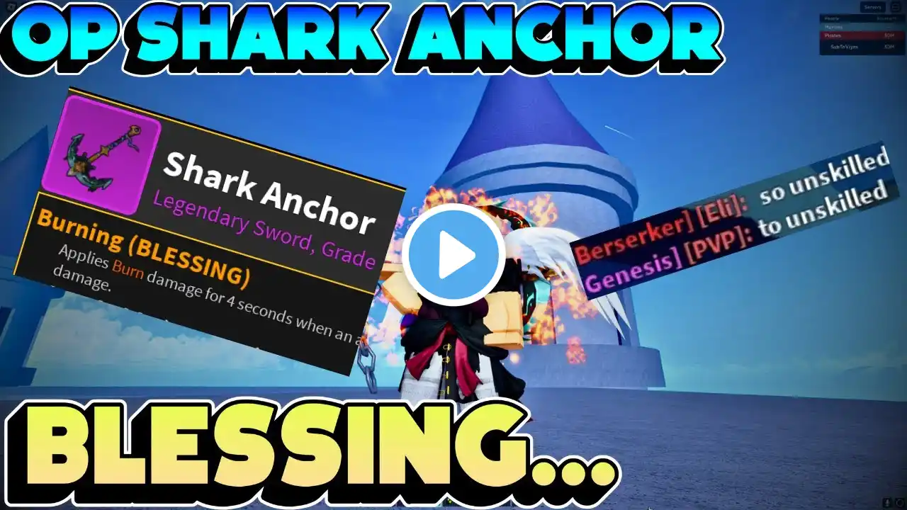 NEW Shark Anchor BLESSING Gave Me 30M BOUNTY... (Blox Fruits)