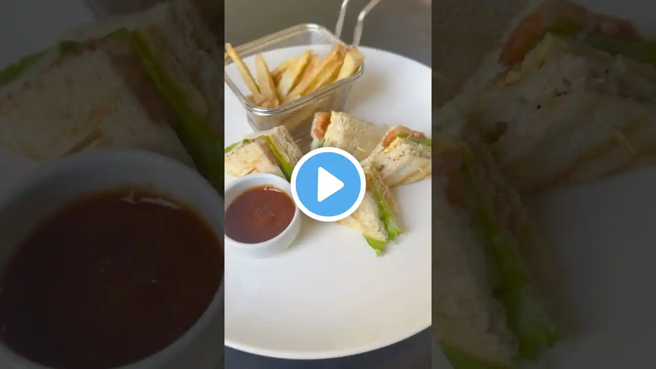 Chicken Club Sandwich #youtubeshorts #ramadanspecial #trendingshorts