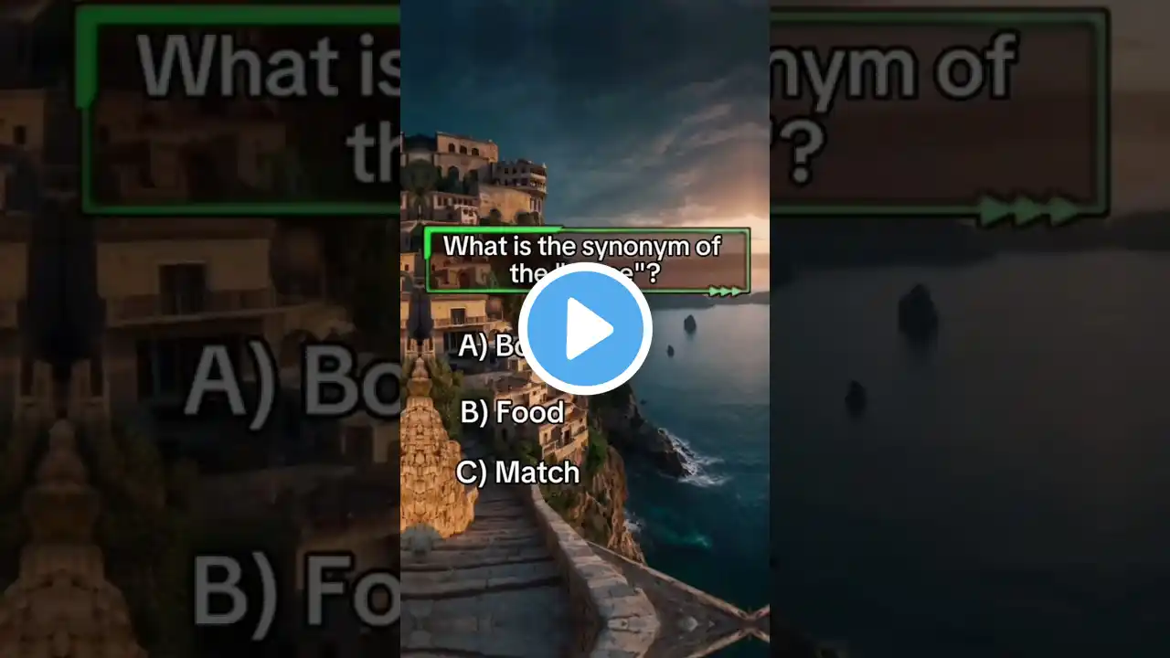 English Quiz #ytshorts #shortsfeed #youtubeshorts #quiz #englishquiz #shortsbeta #shorts #synonyms