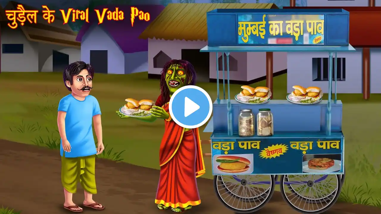 चुड़ैल के Viral Vada Pao | Rs40/- Plate | Horror Stories | Bhootiya Kahaniya | Chudail Ki Kahaniya