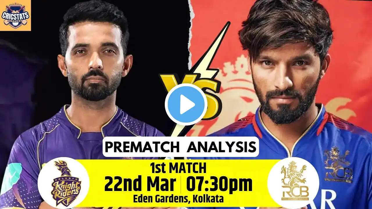 KKR vs RCB | Match Prediction | Kolkata Knight Riders vs Royal Challengers Bengaluru IPL Prediction