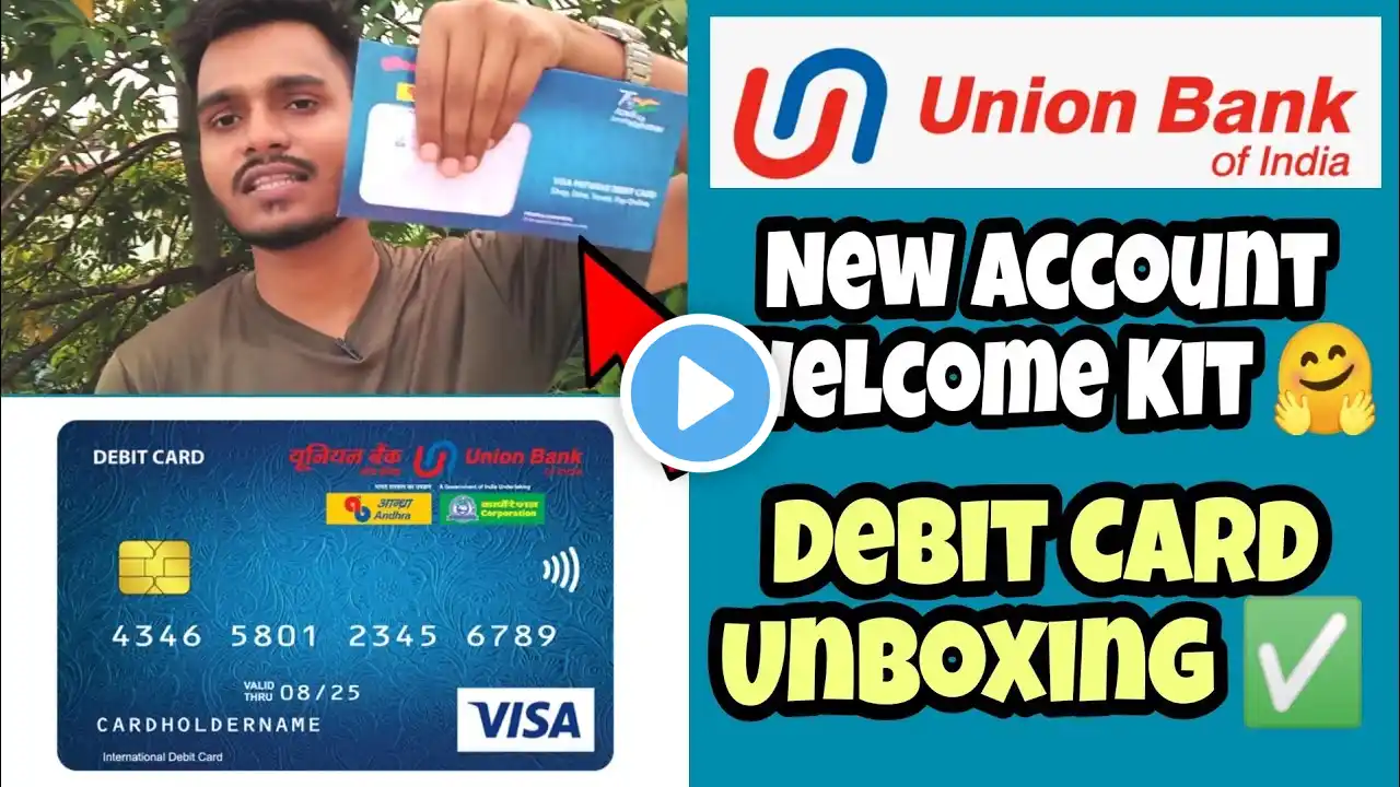 Union Bank Of India New Savings Bank Account Welcome Kit Unboxing | Union Bank Kit