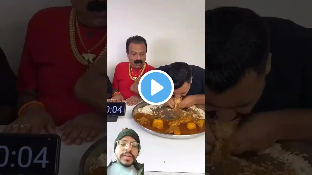 Maharashtrian chicken curry rice vs Bengali chicken curry rice eating challenge😱😋😱 #maharashtra #new