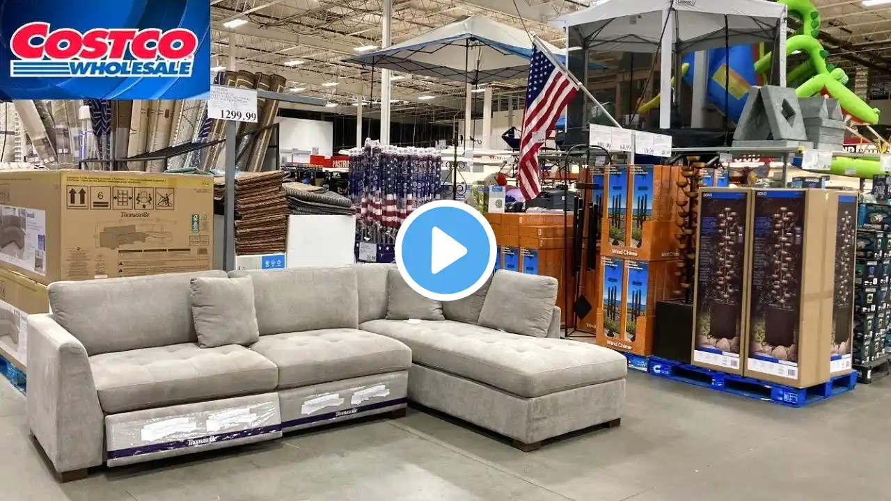 COSTCO SHOP WITH ME FURNITURE SOFAS CHAIRS KITCHENWARE SUMMER ITEMS SHOPPING STORE WALK THROUGH