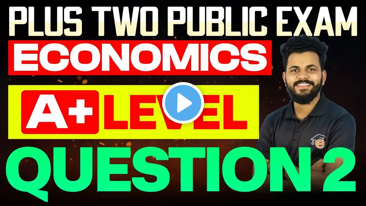 Plus Two Public Exam Economics | A+ Level Sure Questions - 2 | Eduport