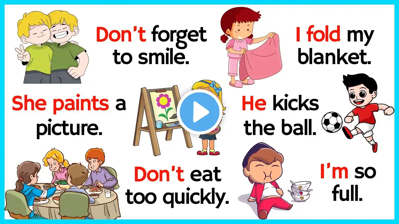 100 Common Daily Use English Sentences | Fun Learning Question Answers