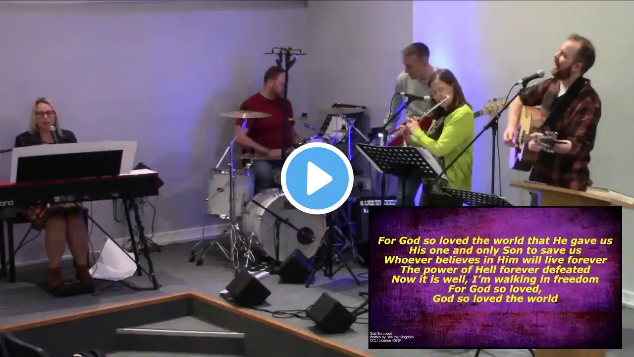 Cornton Baptist Church. Live Stream Sunday 9th March 2025 Evening Service