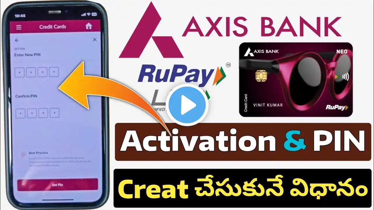 How to Activate Your Axis Bank Rupay Credit Card Online