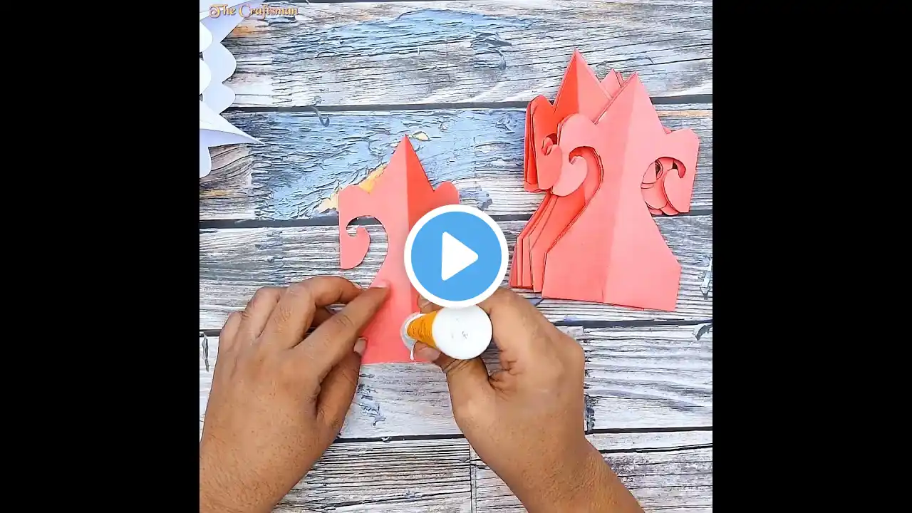 DIY 3D Paper Snowflakes ❄️ Easy Christmas Craft for a Winter Wonderland!