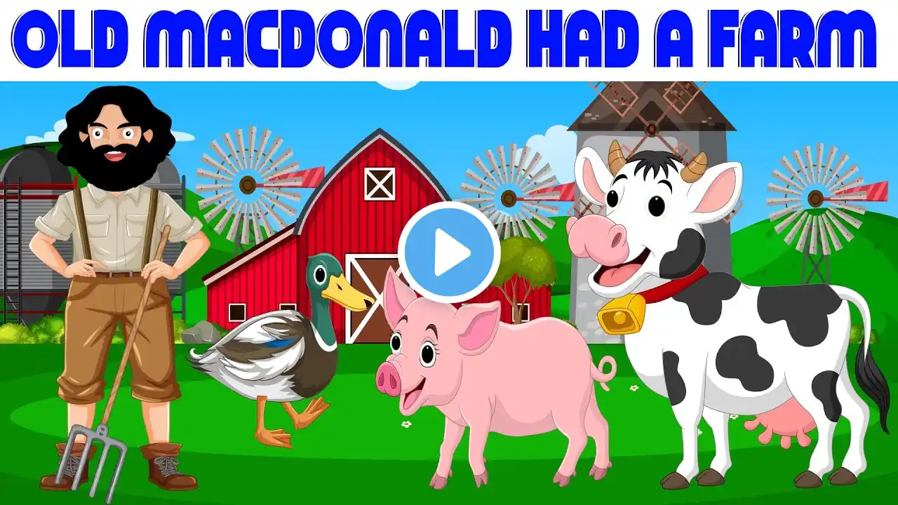 Old Macdonald Had a Farm Nursery Rhymes For  Kids | Rhymes for Babies |  Kite kiddos