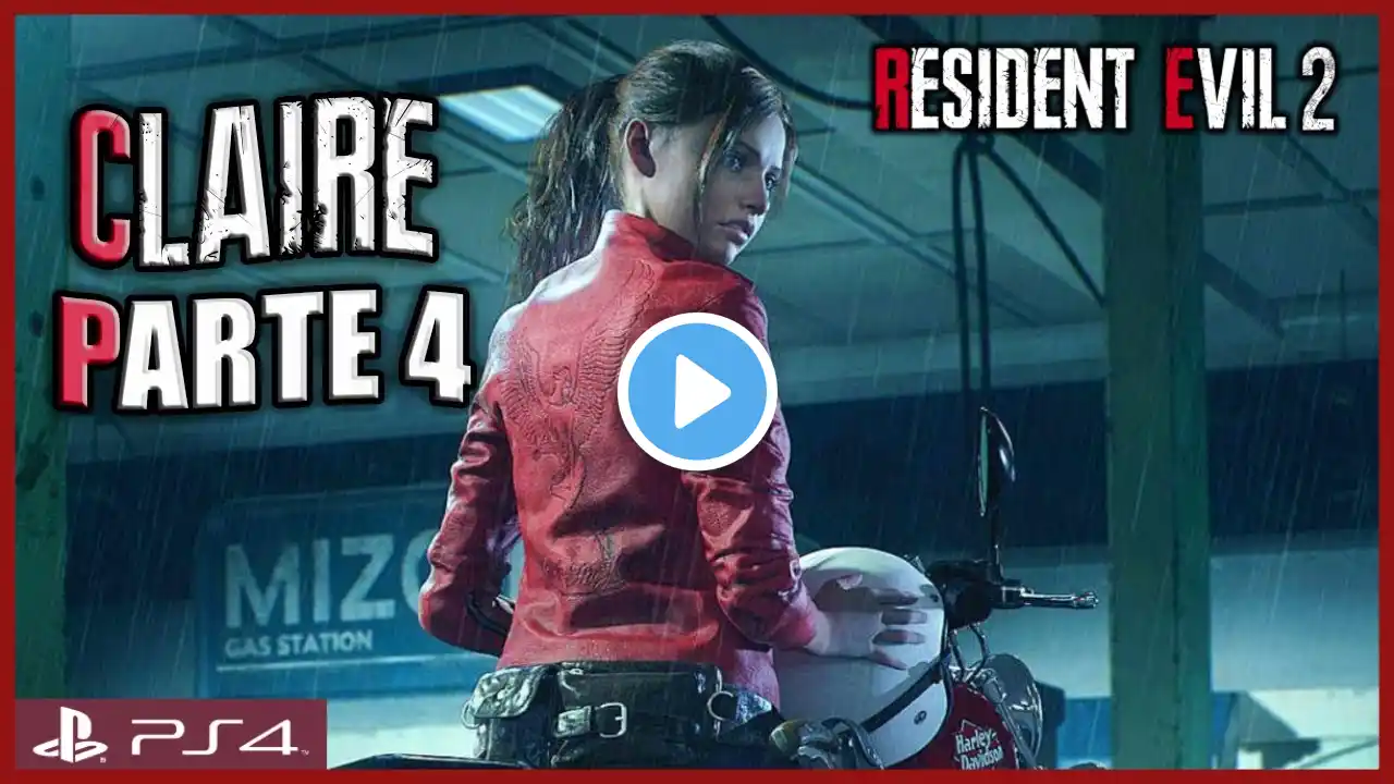 Resident Evil 2 Remake | PS4 | En español | Claire B | Parte 4 | Sherry escapándose de Irons