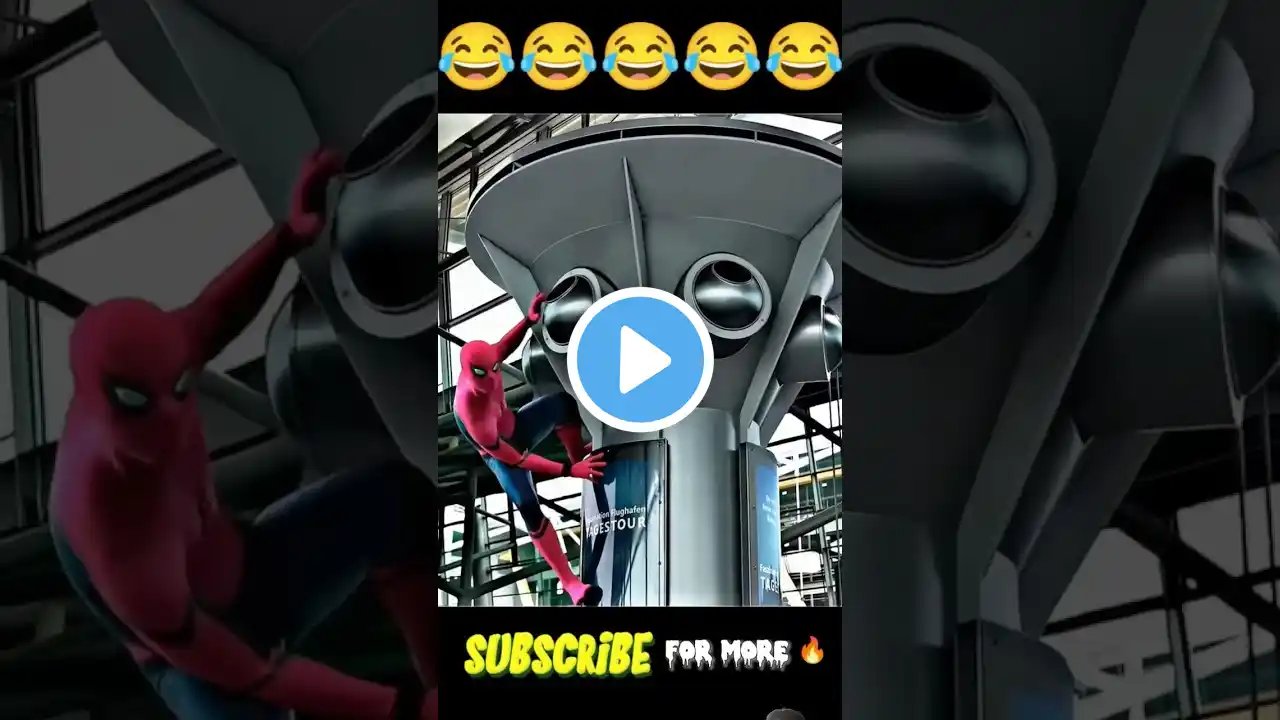 Spiderman funniest moments😂| wait for end | #shorts #spiderman #funny #marvel #mcu #viralshort