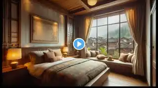 Peaceful Piano Music with Soft Rain Sounds, Relaxing Sleep Music "Remembering You"