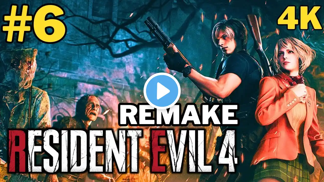 RESIDENT EVIL 4 REMAKE PS5 Gameplay Walkthrough FULL GAME (4K 60FPS) No Commentary Part 6