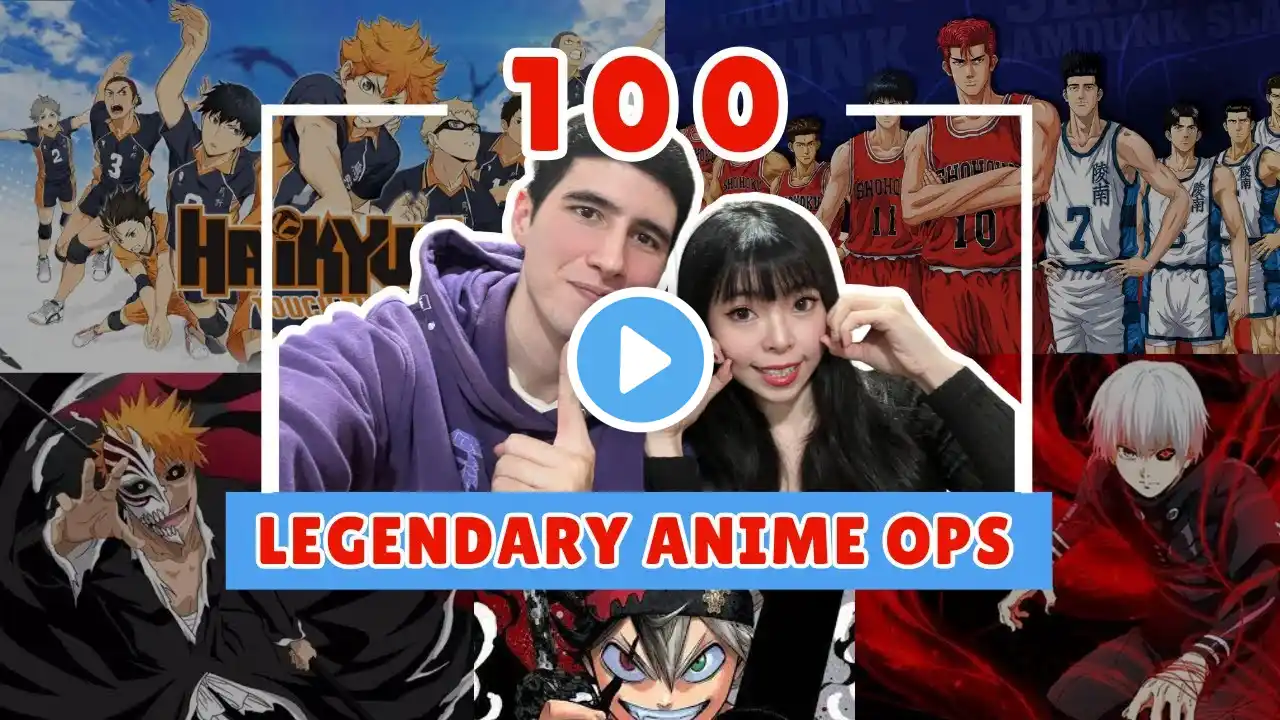 NON ANIME FAN REACTS TO TOP 100 LEGENDARY ANIME OPENINGS