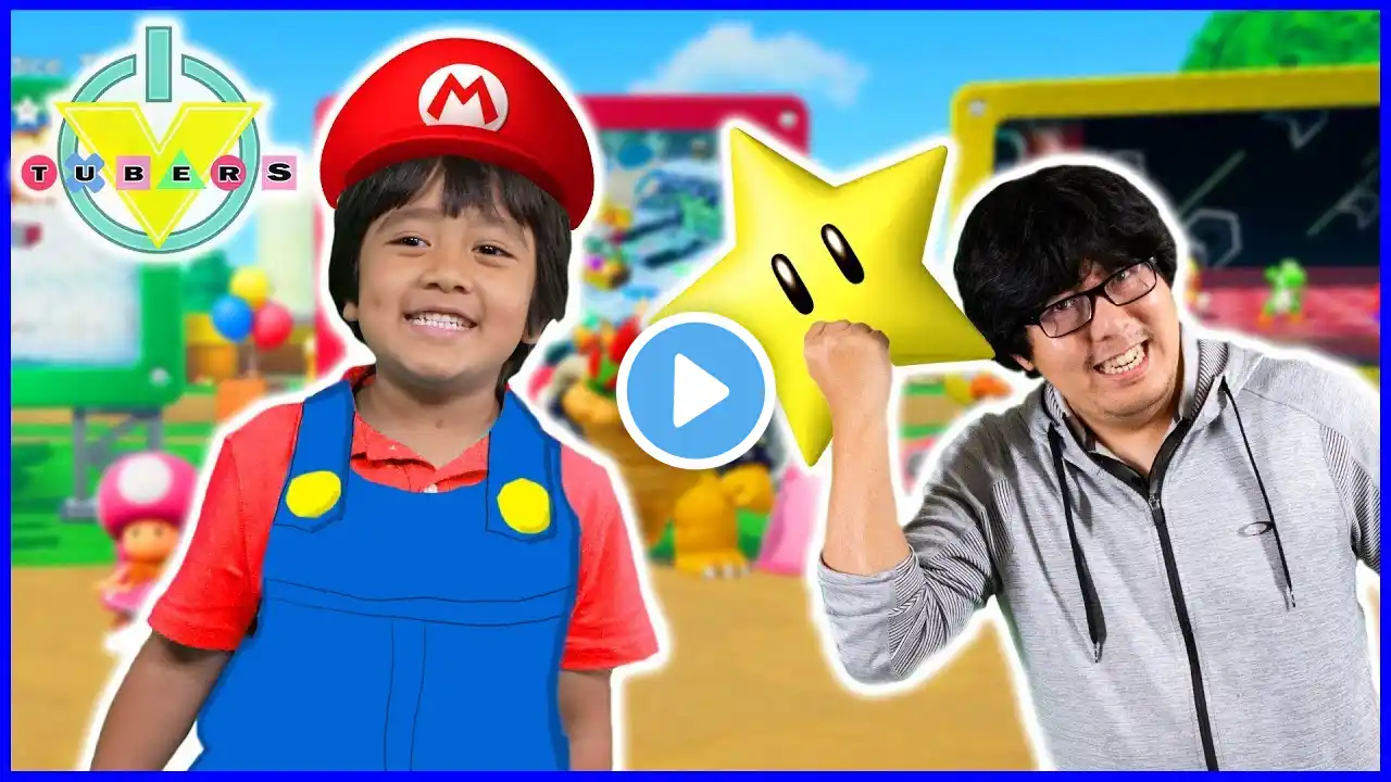 Mario Party STAR CHALLENGE Let's Play with Ryan Vs Daddy