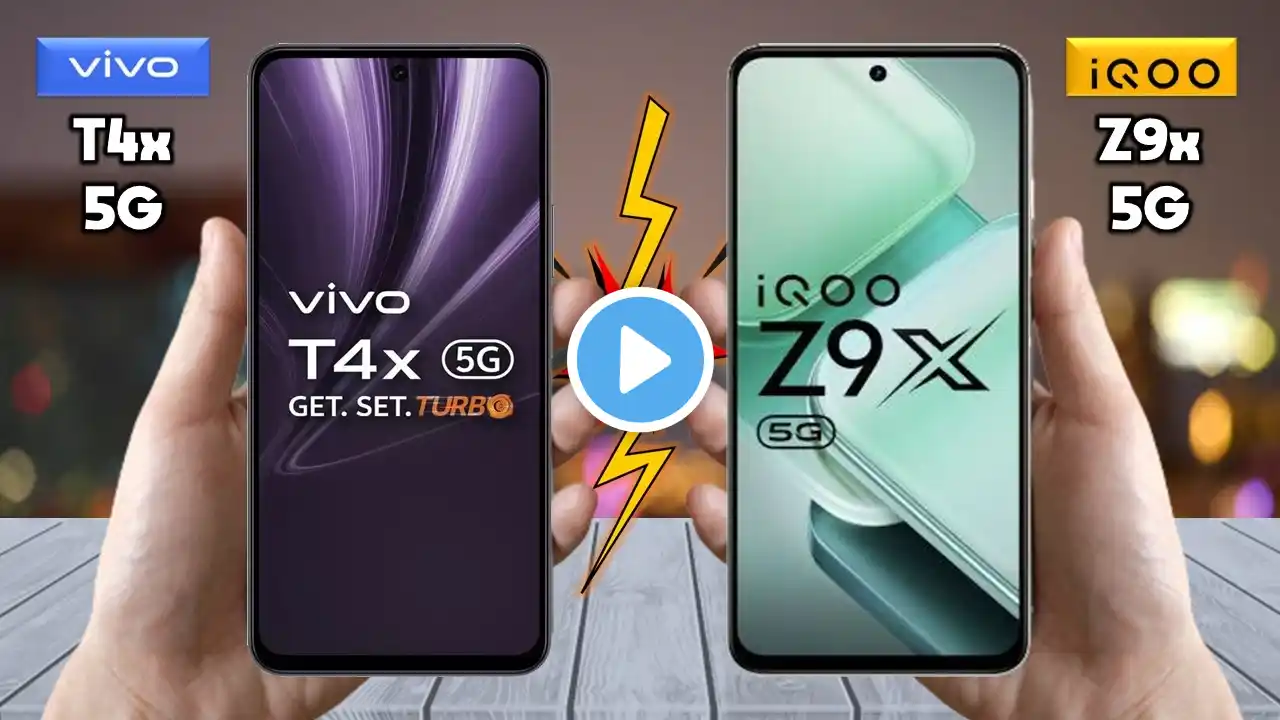 vivo T4x Vs iQOO Z9x - Which is BEST For You?