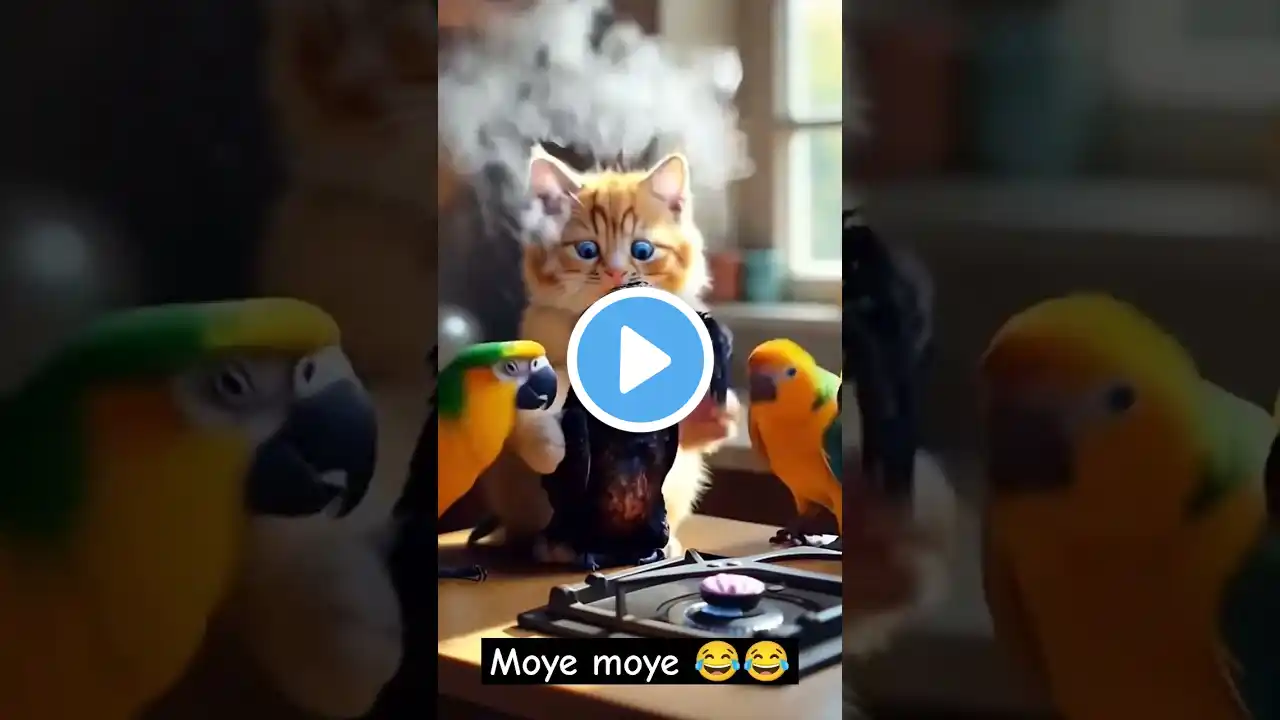 Moye Moye 😂😂 #cat#ai #funny #cats #cute#catlover #pets #cartoon#cutecat #cattales#shorts#funnyvideo