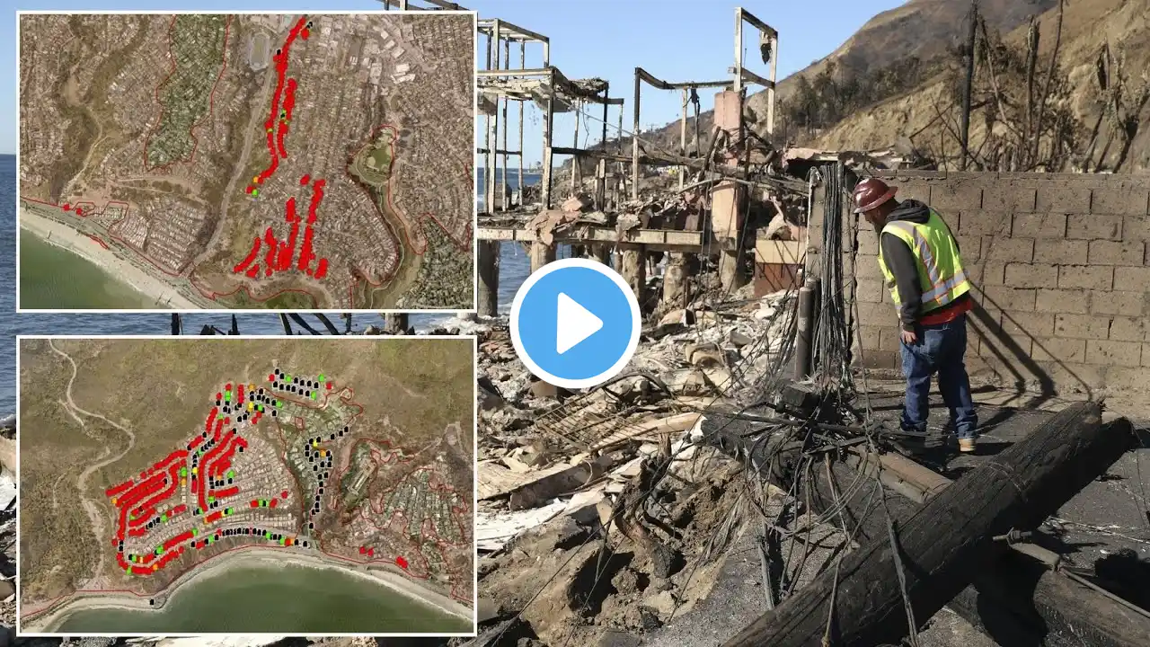 Map reveals house-by-house devastation of deadly LA fires with entire neighborhoods nearly wiped out