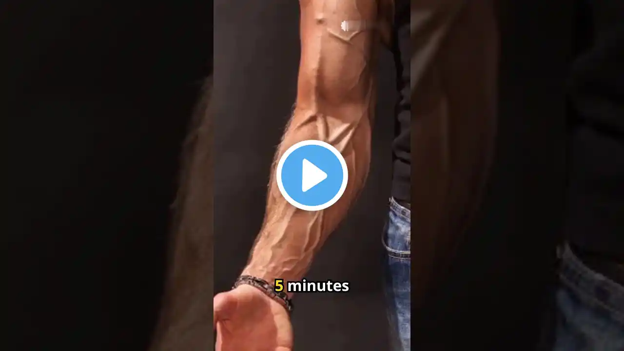 5 min a day to get VEINY ARMS #shorts #veinyarms