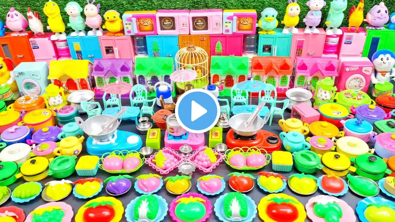 7:20 Minutes Satisfying with Unboxing Hello Kitty Kitchen Set | Cutee Tiny Mini ASMR Kitchen Set