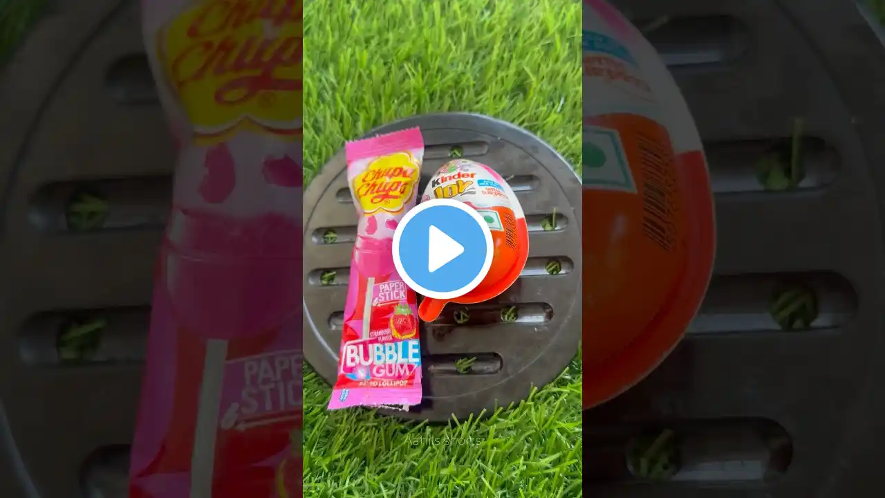 Chupa Chups Lollipop + Kinder Joy Box |#shortsfeed #youtubeshorts #shorts