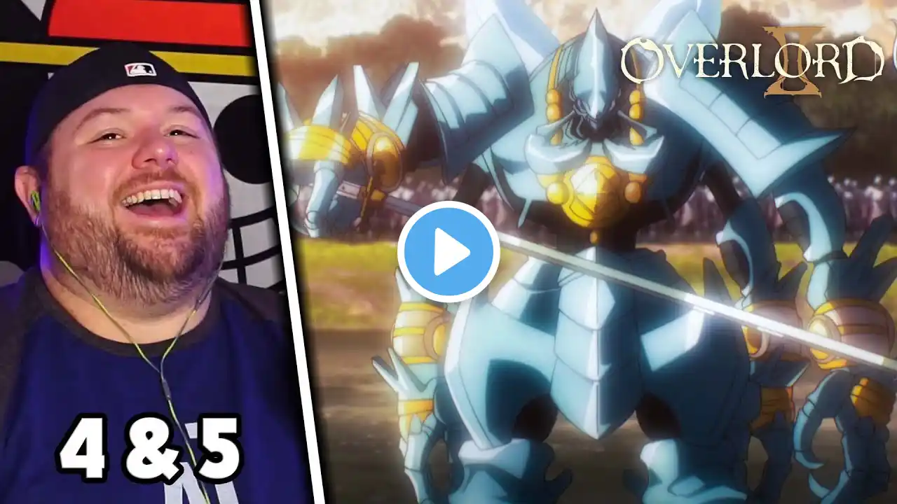 Cocytus Vs Lizardmen!  Overlord Season 2 Episode 4 & 5 REACTION