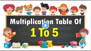 Multiplication Table 1 to 5|Table Of 1 to 5|Maths Tables/Multiplication Tables/Times Table/Pahada