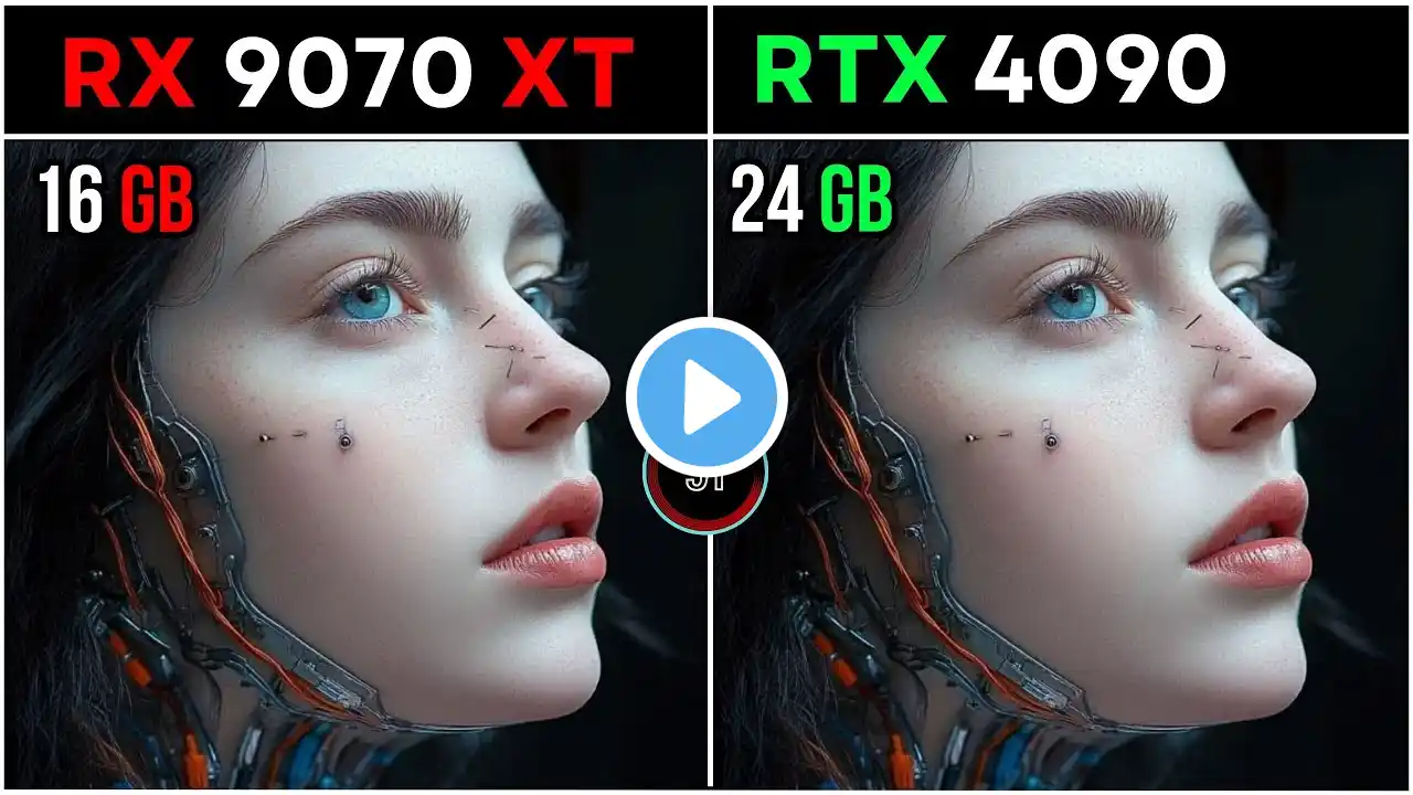 RX 9070 XT VS RTX 4090 : TEST IN 20 GAMES  | NATIVE 1080P - 2K - 4K