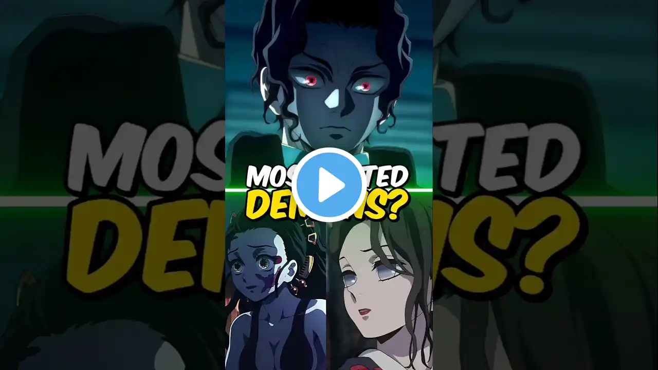 3 Most HATED Demons of Muzan Kibutsuji #shorts #demonslayer #kimetsunoyaiba #muzan #daki #doma