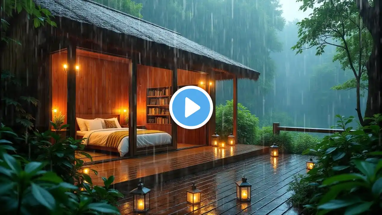 Rain Sounds For Sleeping - 99% Instantly Fall Asleep With Rain And Thunder Sound At Night #05