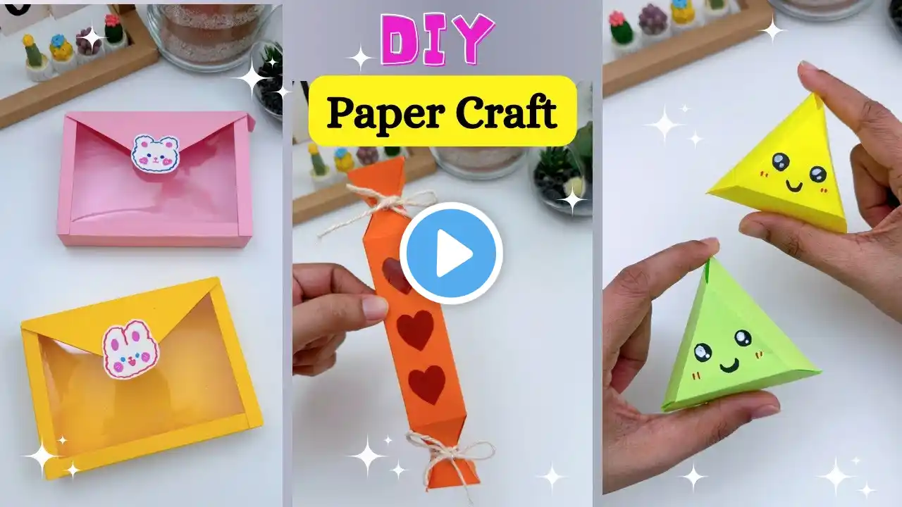 8 Easy Mini Paper craft Ideas / very Easy paper craft / miniature craft / Origami Craft