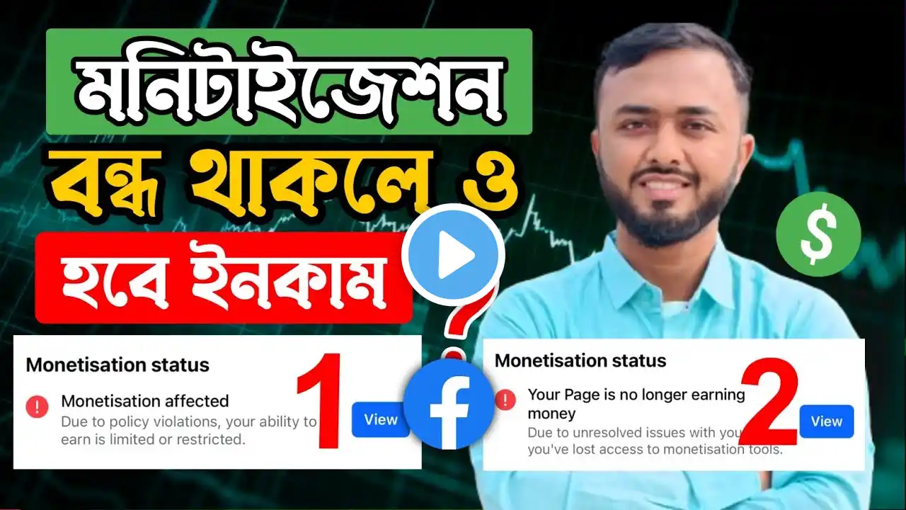 Facebook Monetisation affected।।Your Page is no longer earning money।। In stream ads