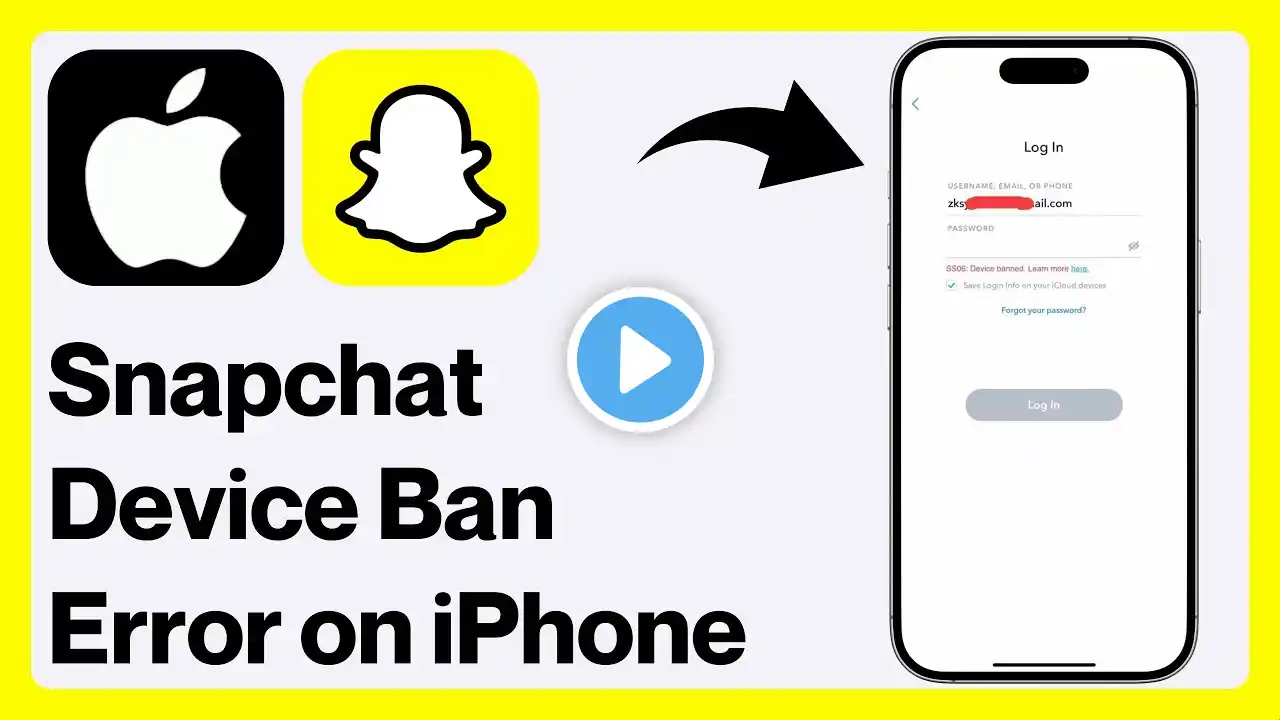 How to Fix Snapchat SS06 Device Ban Problem on iPhone