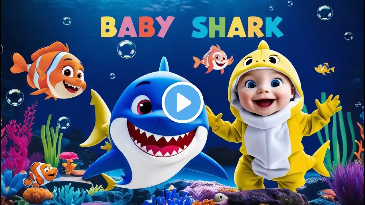 Baby Shark | Kids Songs and Nursery Rhymes | Animal Songs | Most Viewed Video@SunshineStories4Kids