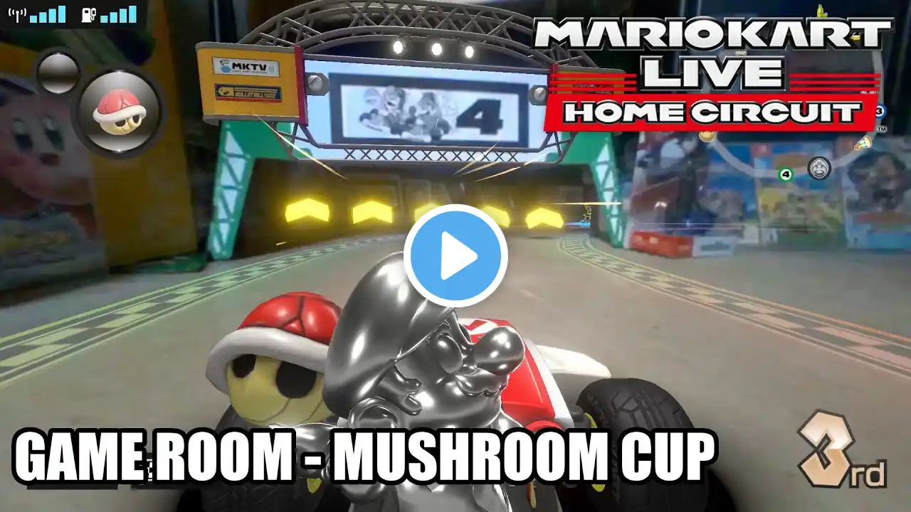 Mario Kart Live Home Circuit - Game Room - Mushroom Cup Grand Prix (200CC) [Nintendo Switch]