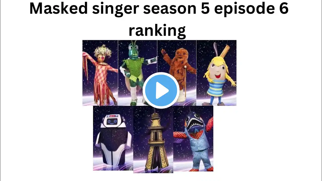 Masked singer uk season 5 episode 6 ranking