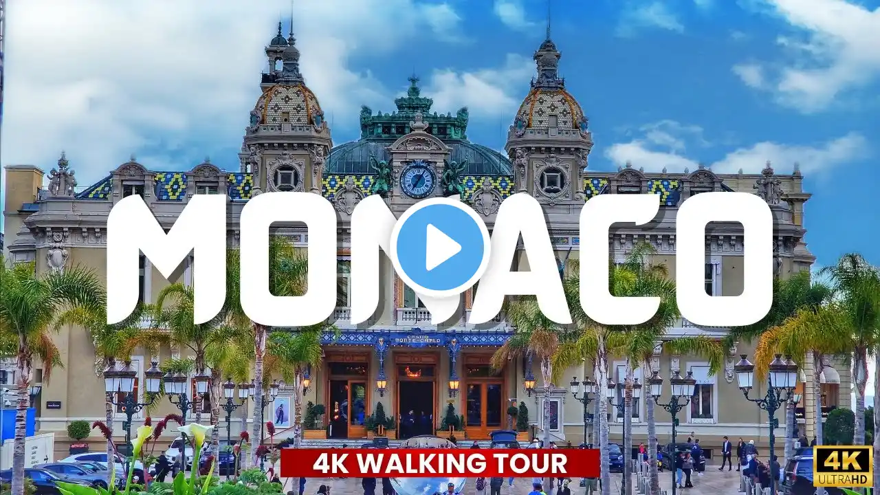 Monaco Walking Tour 4K: The richest playground unveiled