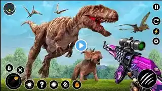 Wild Animal Hunter 3d - Dinosaur Hunter Game - Android Gameplay #3